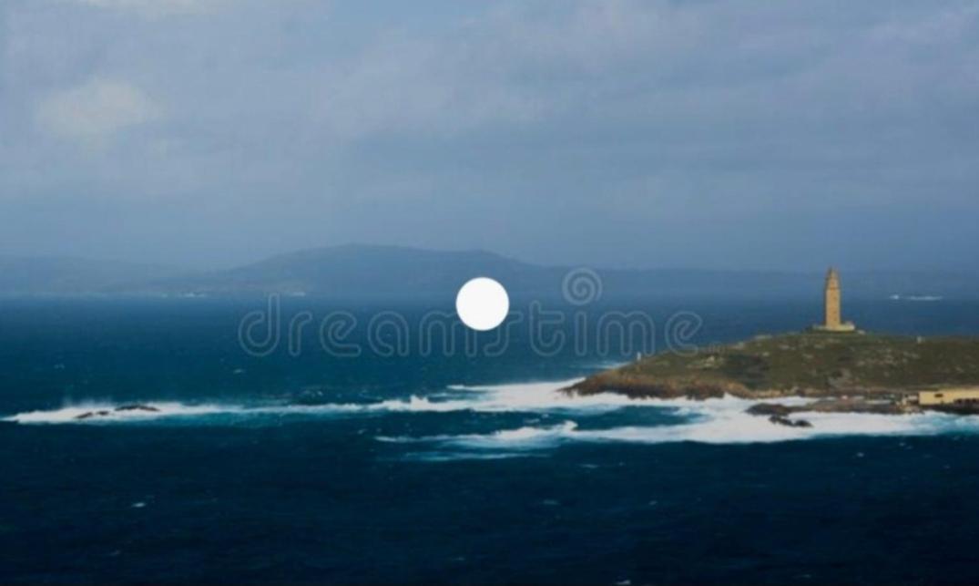 Encantador Y Con Vistas Al Mar A Coruna Exterior photo