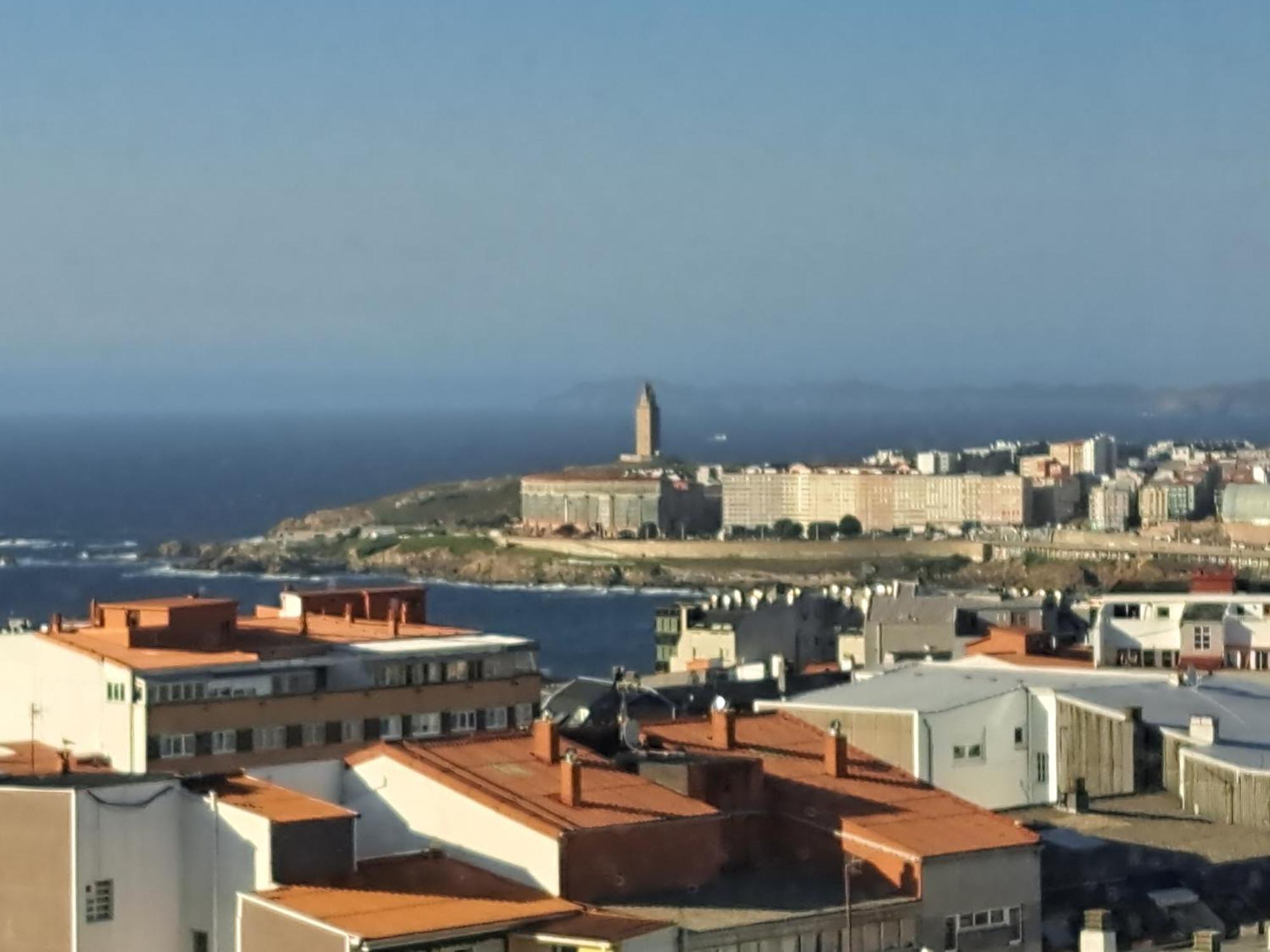 Encantador Y Con Vistas Al Mar A Coruna Exterior photo